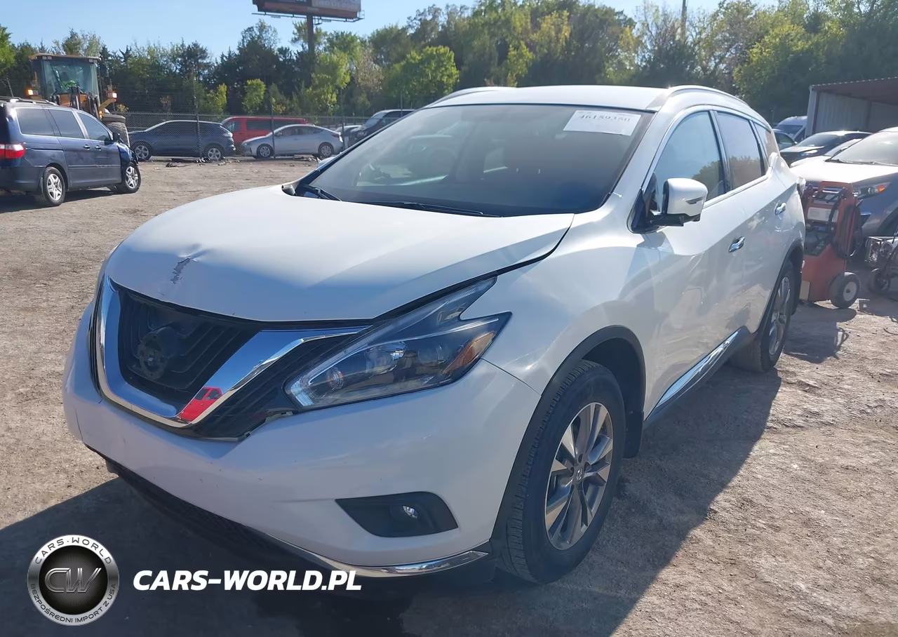 2018 Nissan Murano Sl VIN:5N1AZ2MG8JN109139 - 2