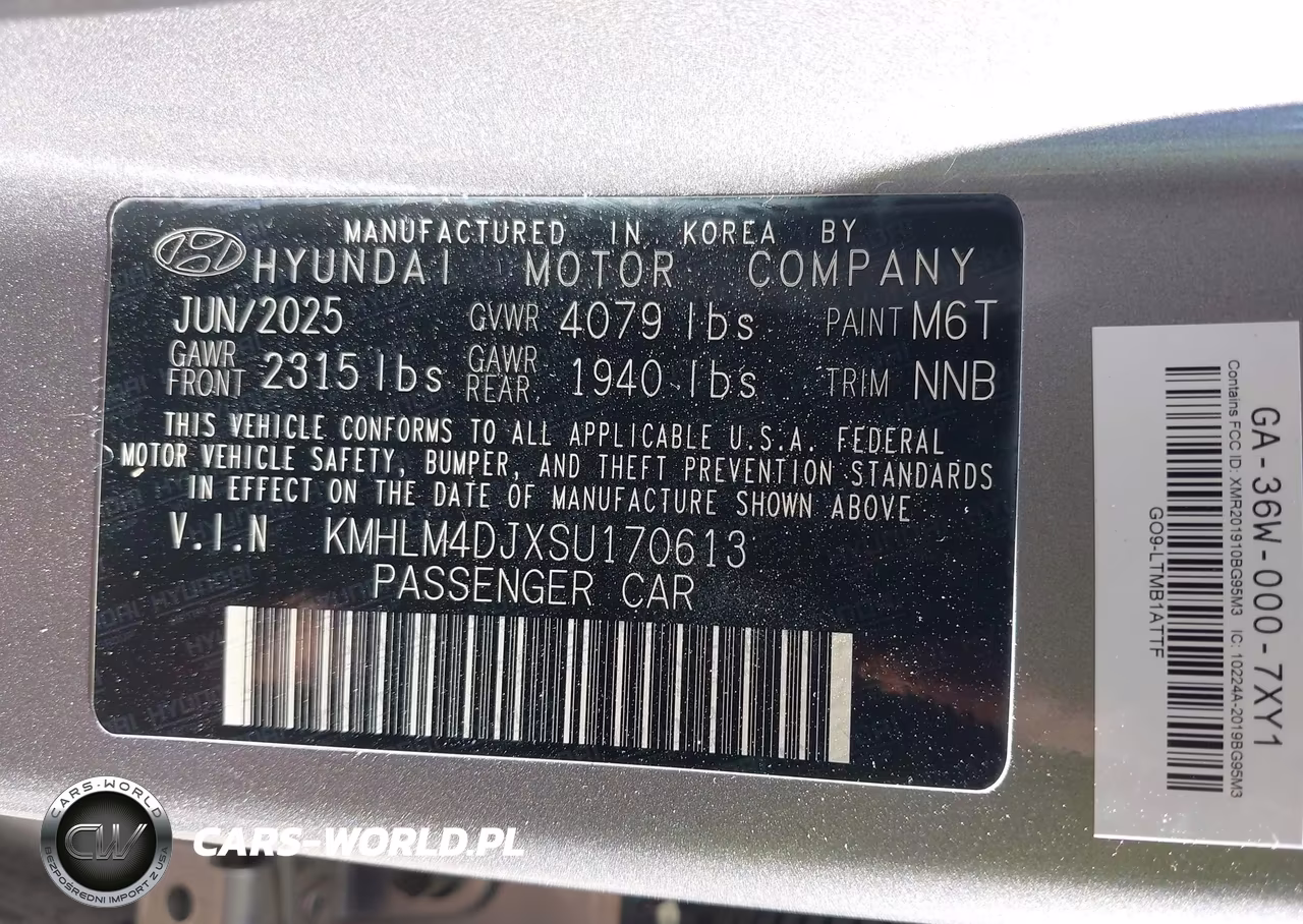2025 Hyundai Elantra Hybrid Blue VIN:KMHLM4DJXSU170613 - 9