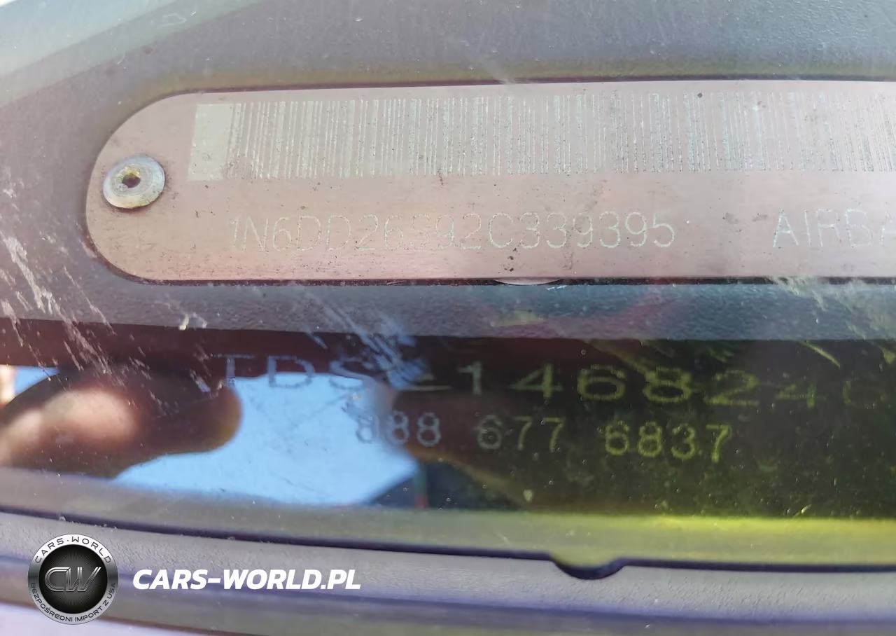 2002 Nissan Frontier Xe VIN:1N6DD26S92C339395 - 9