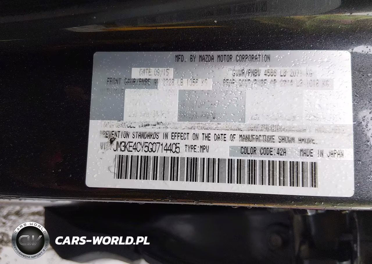 2016 Mazda Cx-5 Touring VIN:JM3KE4CY5G0714405 - 9