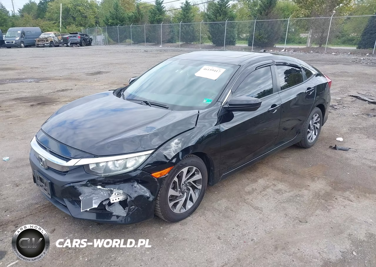 2018 Honda Civic Ex VIN:2HGFC2F75JH558586 - 2