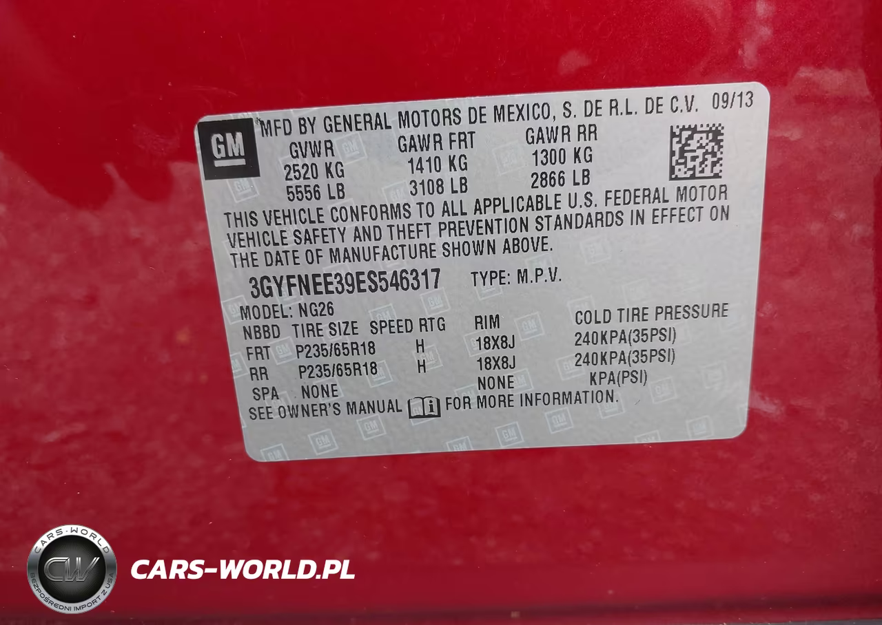 2014 Cadillac Srx Luxury Collection VIN:3GYFNEE39ES546317 - 9