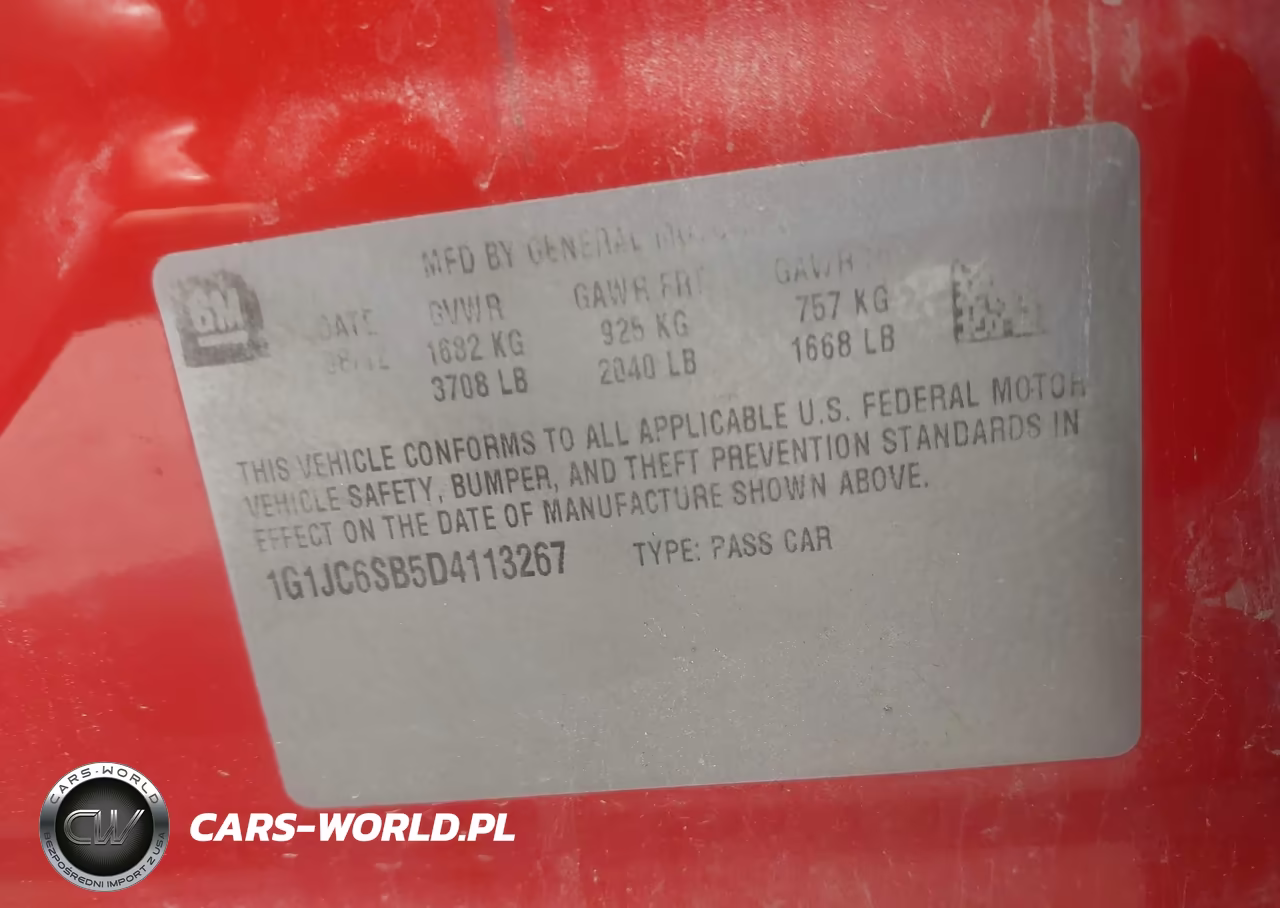 2013 Chevrolet Sonic Lt Auto VIN:1G1JC6SB5D4113267 - 9