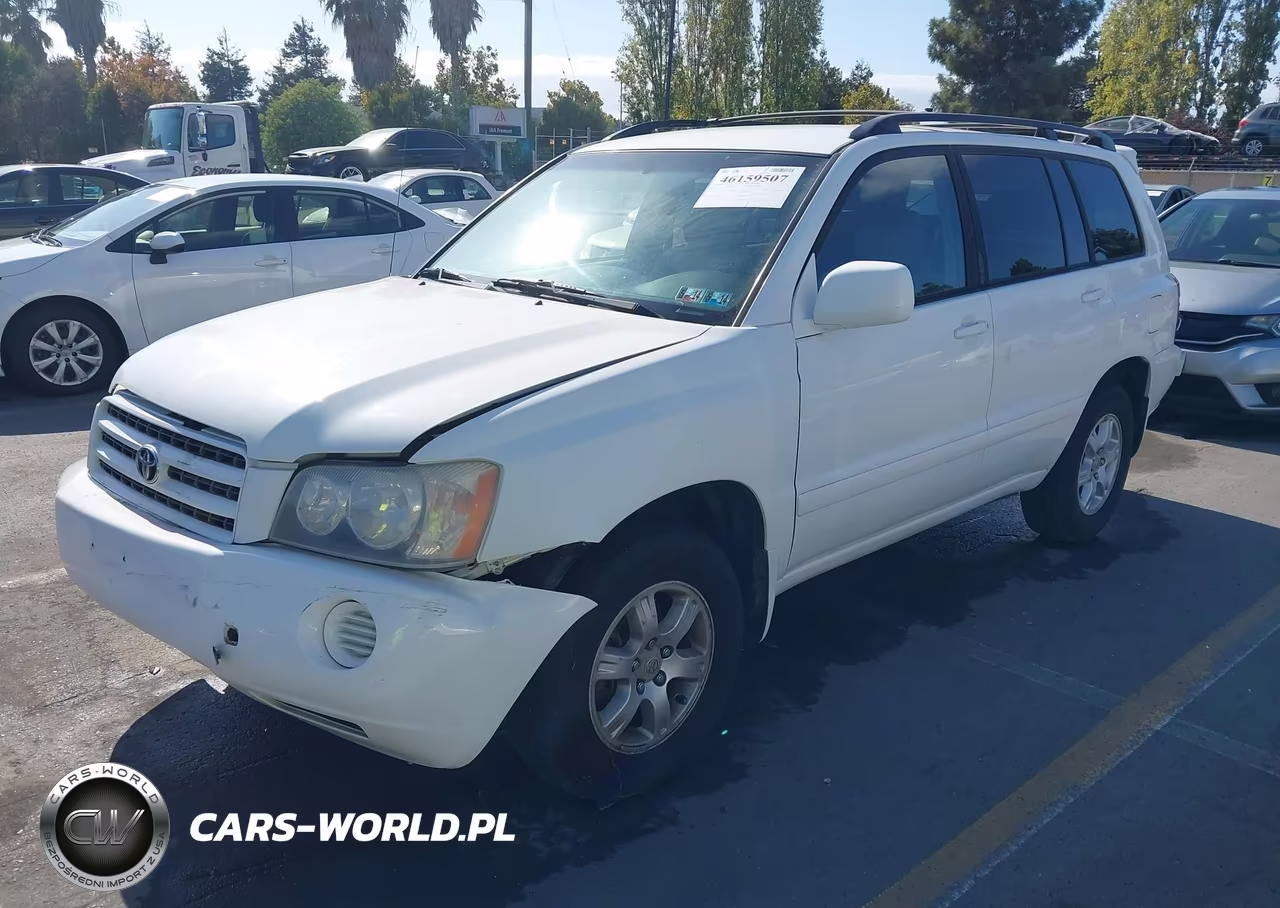 2003 Toyota Highlander V6 VIN:JTEHF21A830125879 - 2