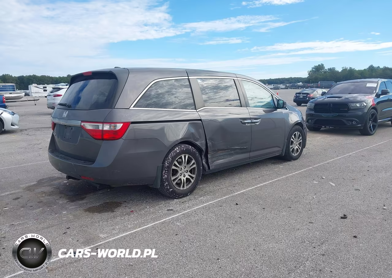 2012 Honda Odyssey Ex-L VIN:5FNRL5H69CB059719 - 4