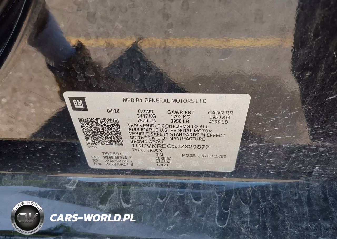 2018 Chevrolet Silverado 1500 1Lt VIN:1GCVKREC5JZ329877 - 9