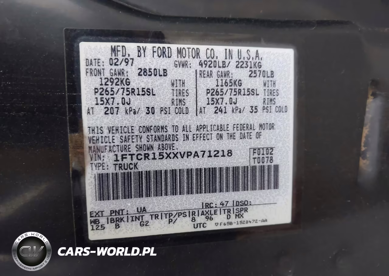 1997 Ford Ranger Super Cab VIN:1FTCR15XXVPA71218 - 9