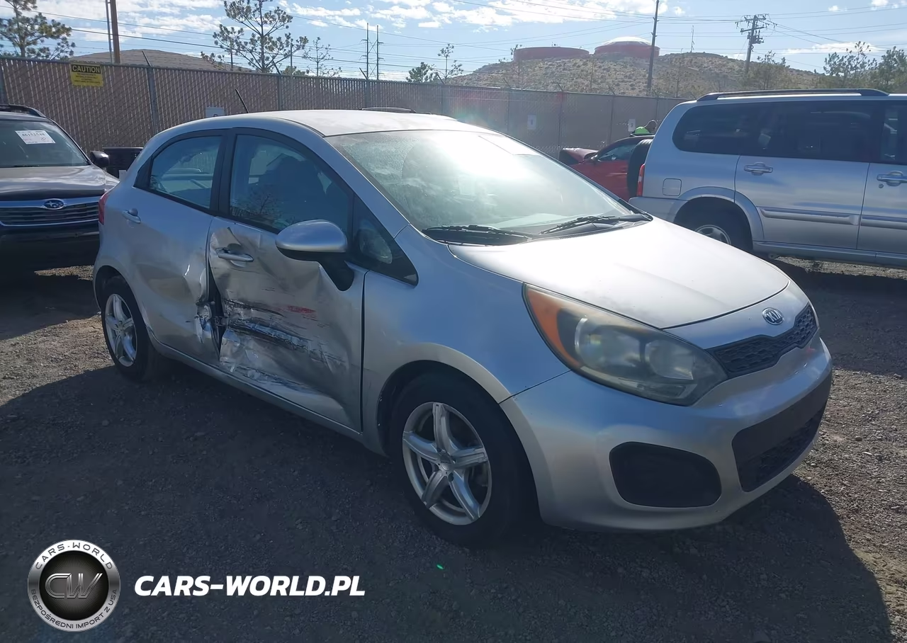 2014 Kia Rio Lx VIN:KNADM5A35E6406658 - 1