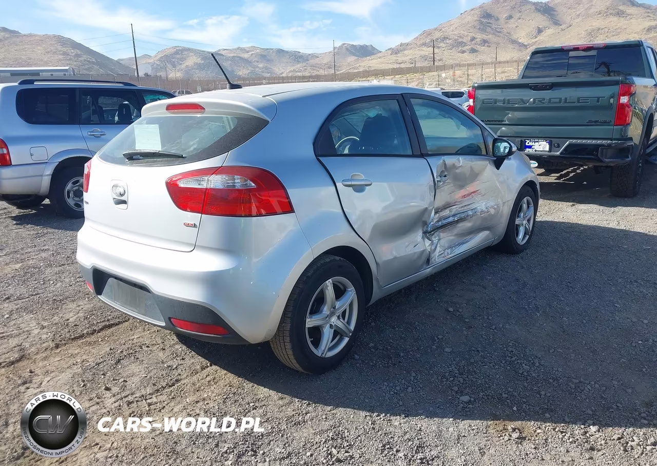 2014 Kia Rio Lx VIN:KNADM5A35E6406658 - 4