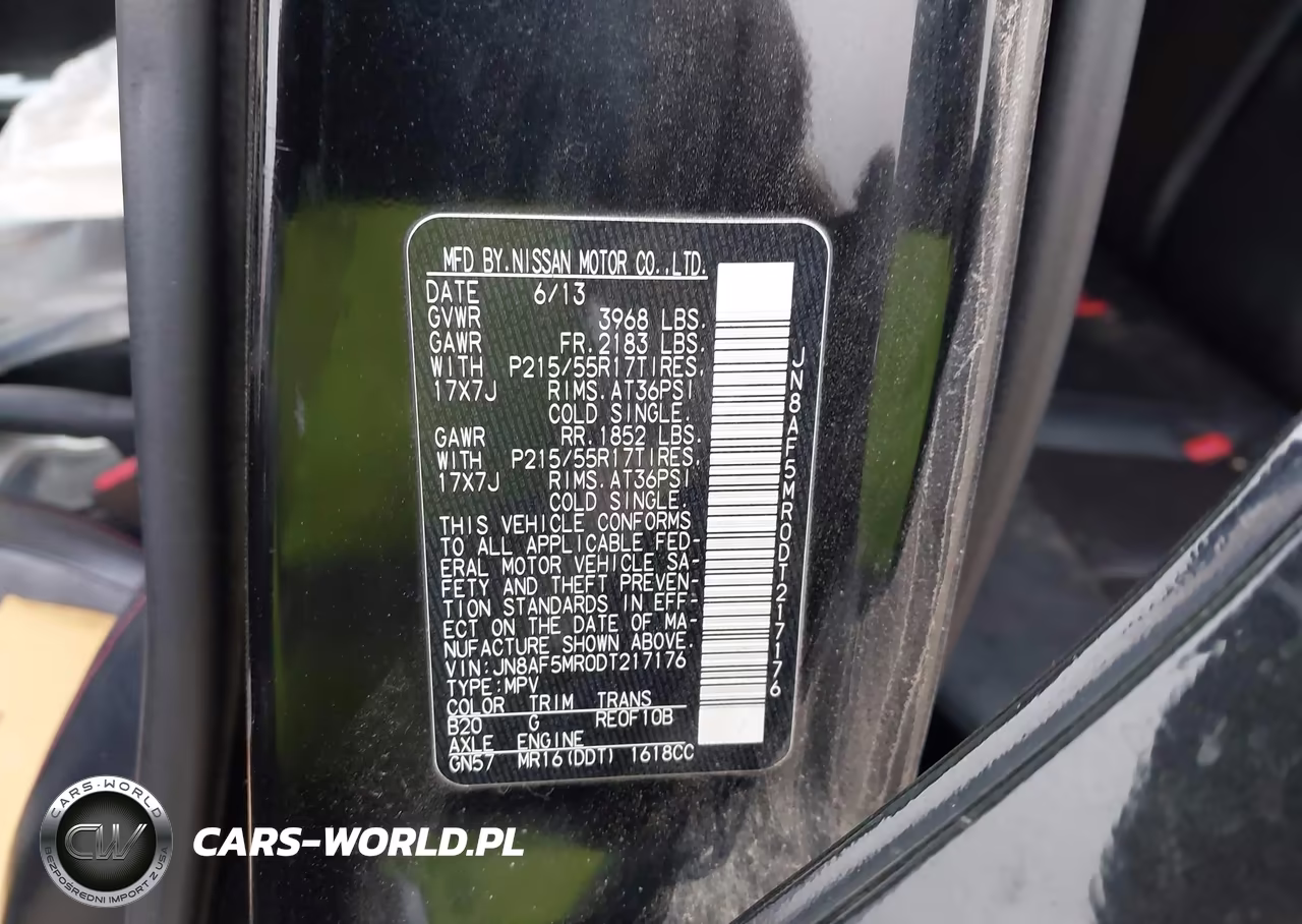 2013 Nissan Juke Sl VIN:JN8AF5MR0DT217176 - 9