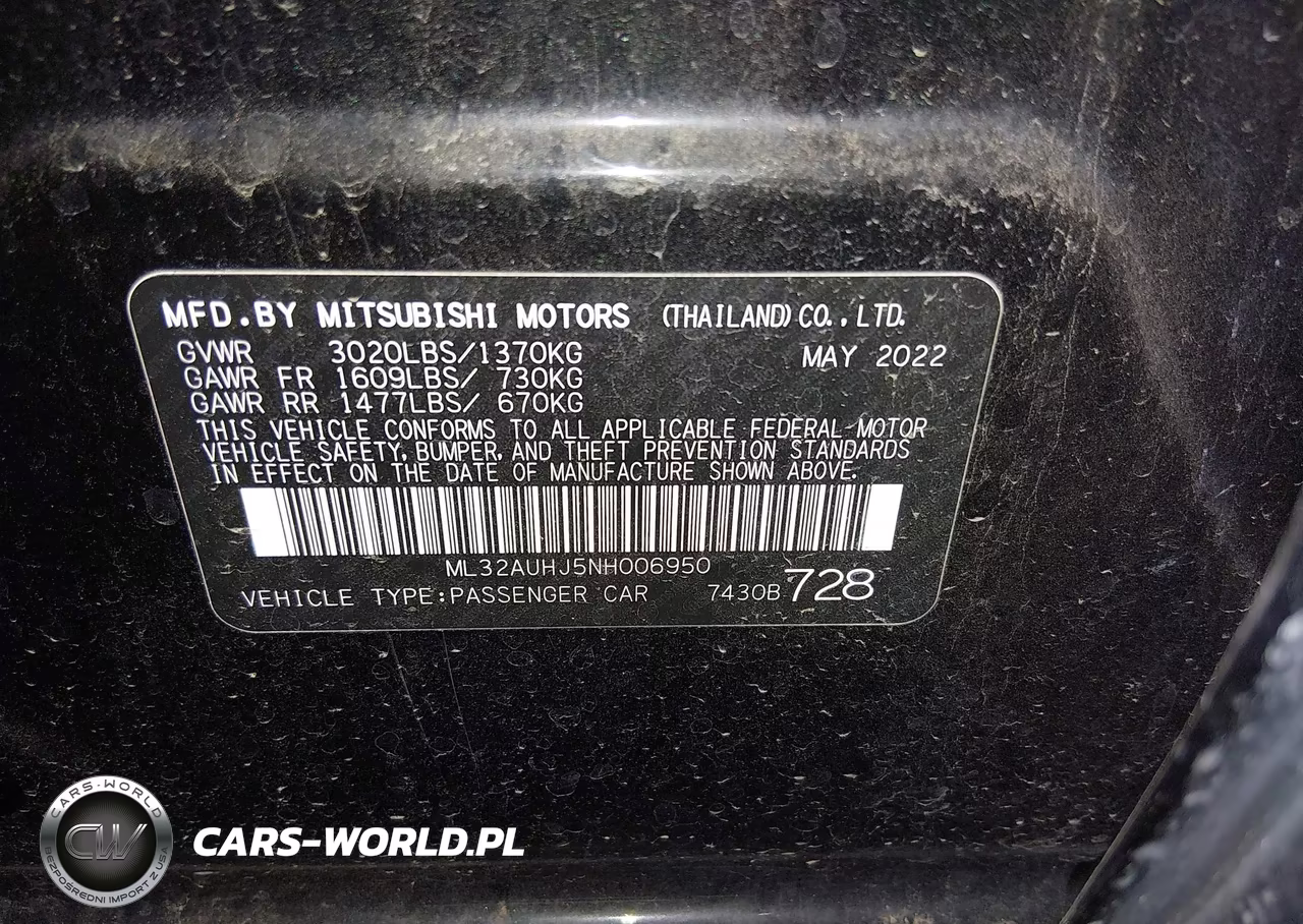 2022 Mitsubishi Mirage Es VIN:ML32AUHJ5NH006950 - 9