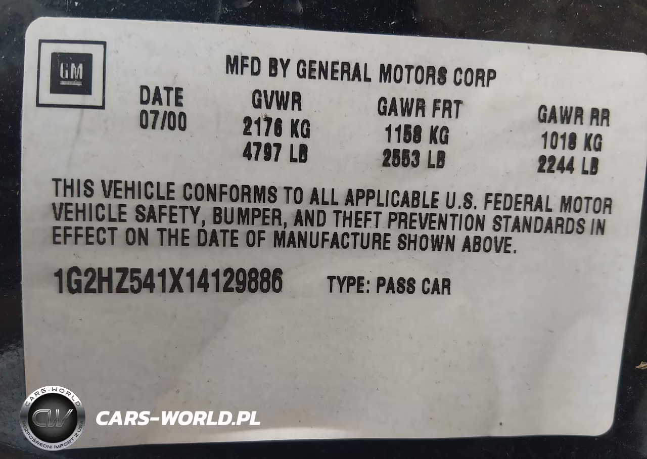 2001 Pontiac Bonneville Ssei VIN:1G2HZ541X14129886 - 9