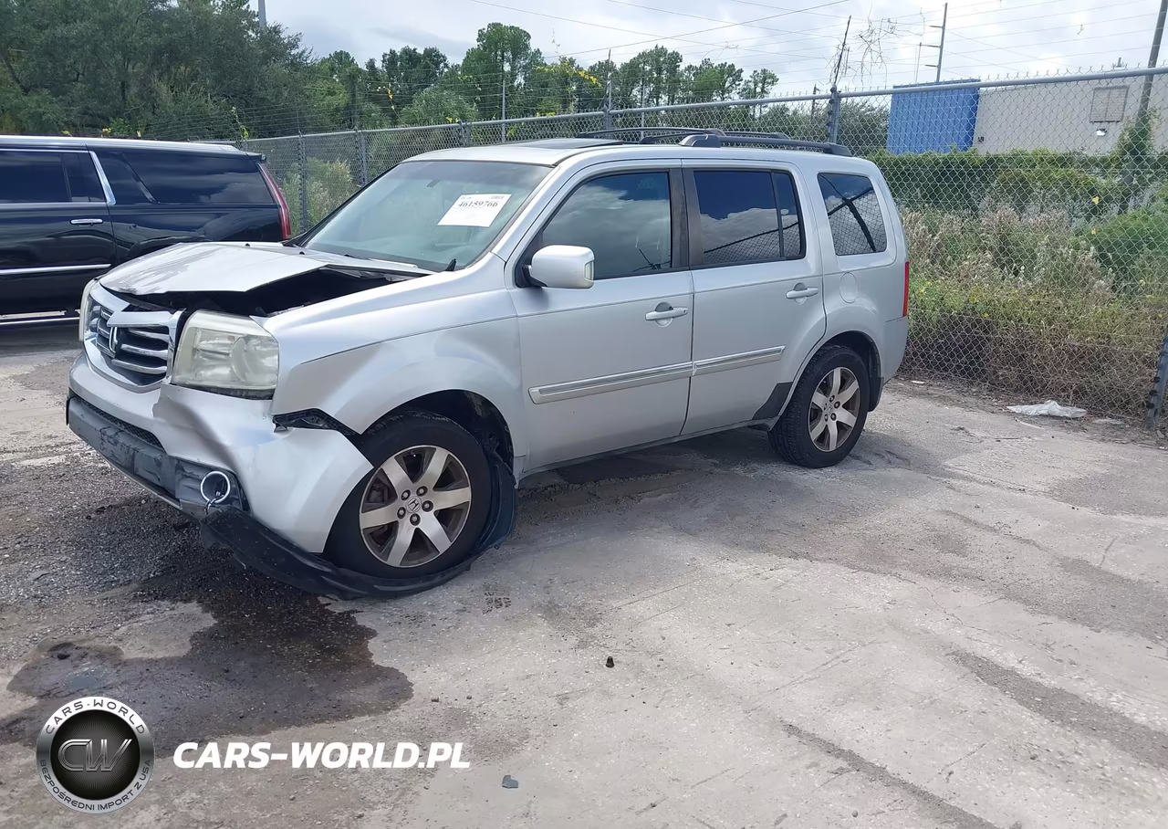 2012 Honda Pilot Touring VIN:5FNYF3H96CB023455 - 2