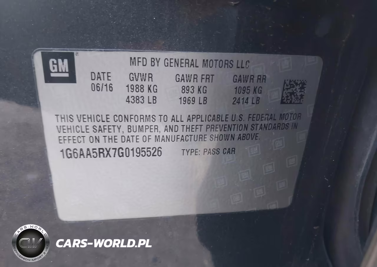 2016 Cadillac Ats Standard VIN:1G6AA5RX7G0195526 - 9
