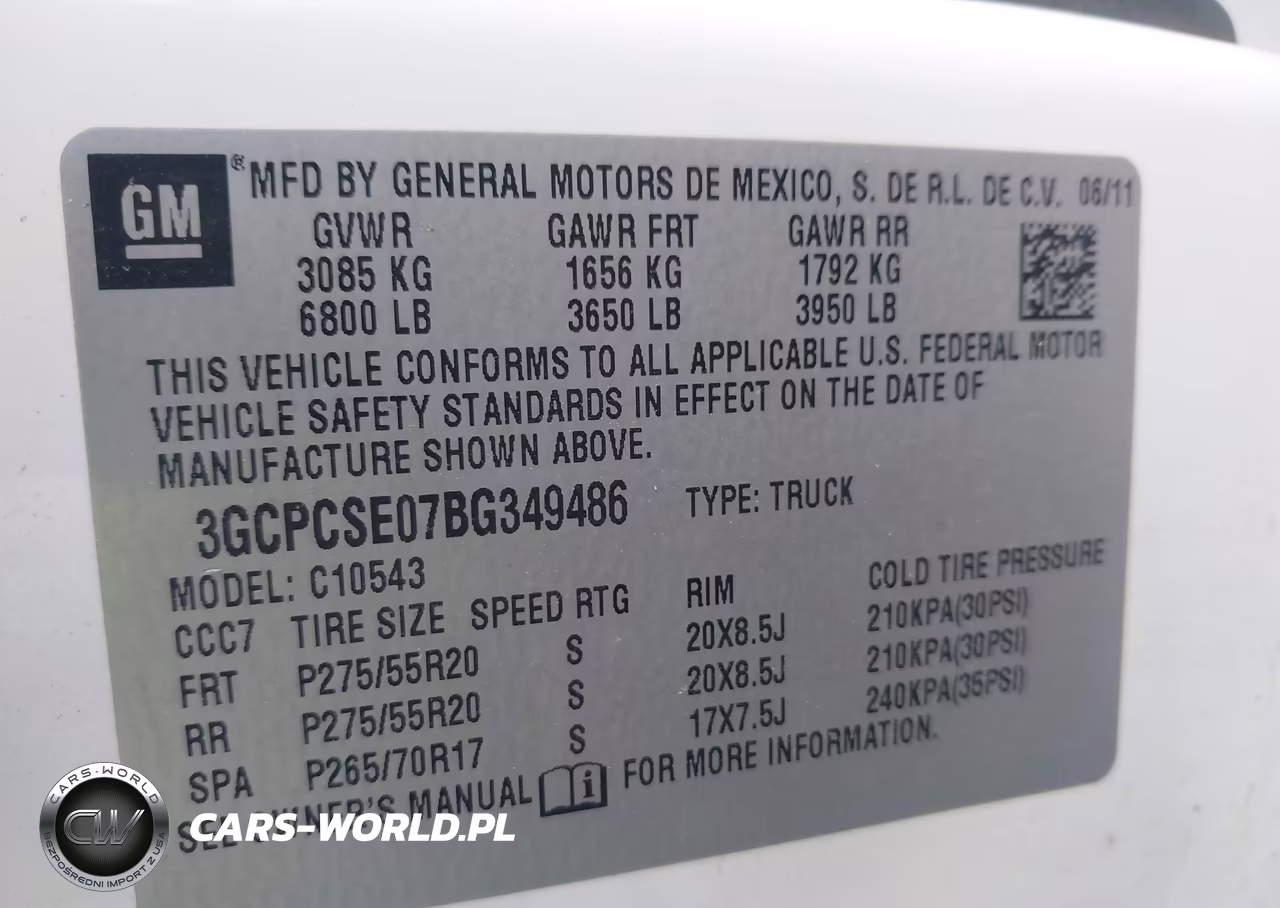 2011 Chevrolet Silverado 1500 Lt VIN:3GCPCSE07BG349486 - 9