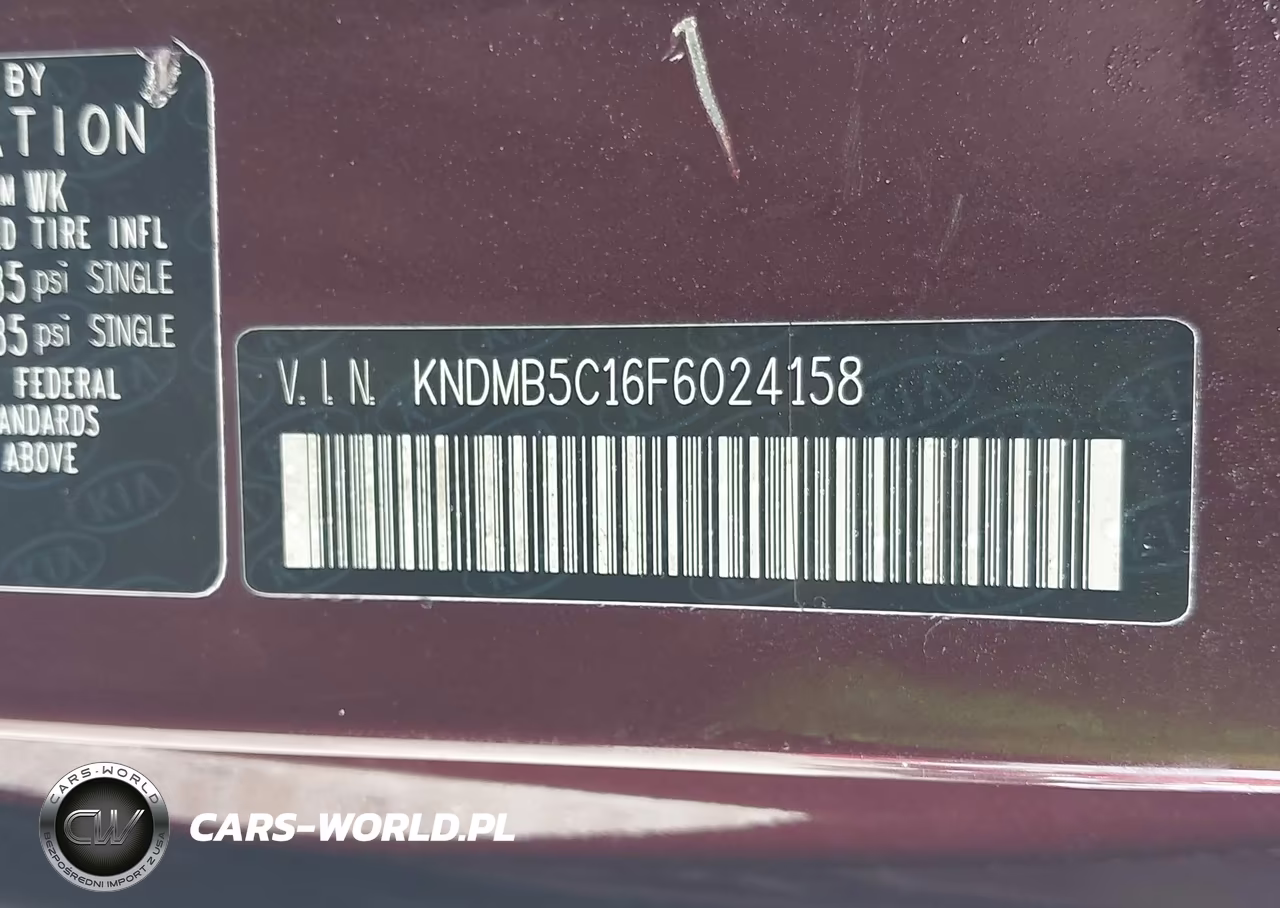 2015 Kia Sedona Lx VIN:KNDMB5C16F6024158 - 9