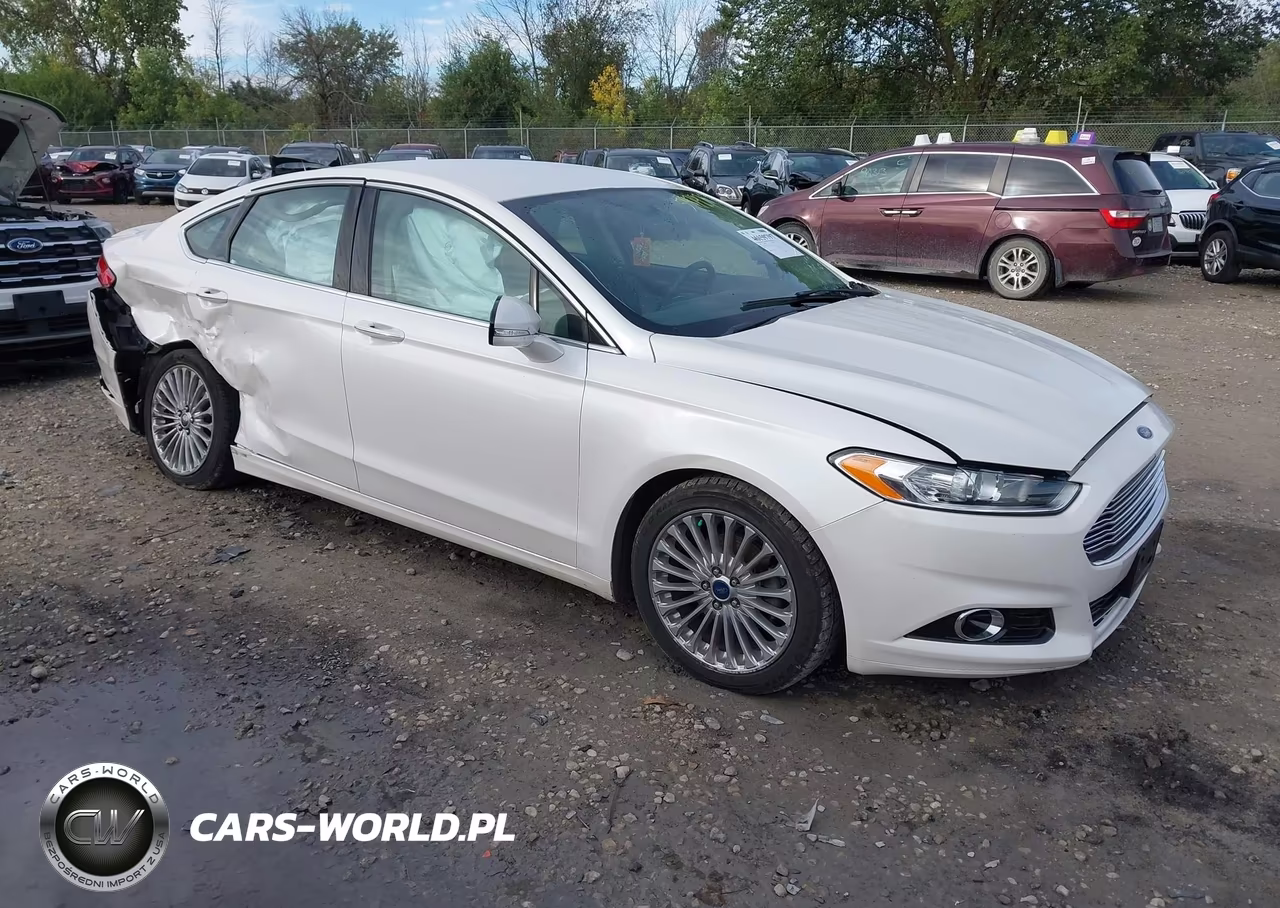 2016 Ford Fusion Titanium VIN:3FA6P0K99GR114676 - 1