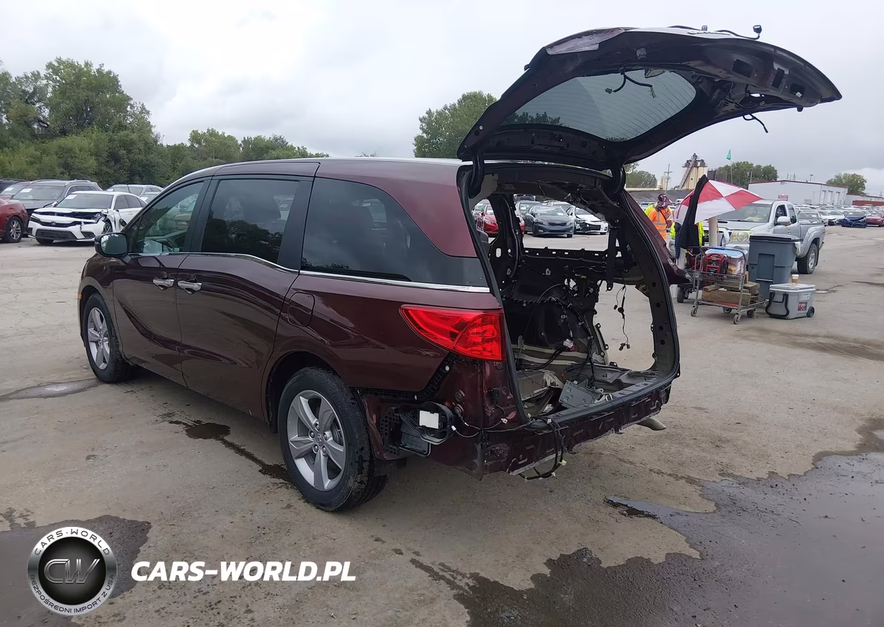 2020 Honda Odyssey Ex-L-Ex-L W-Navi Res VIN:5FNRL6H75LB050658 - 3