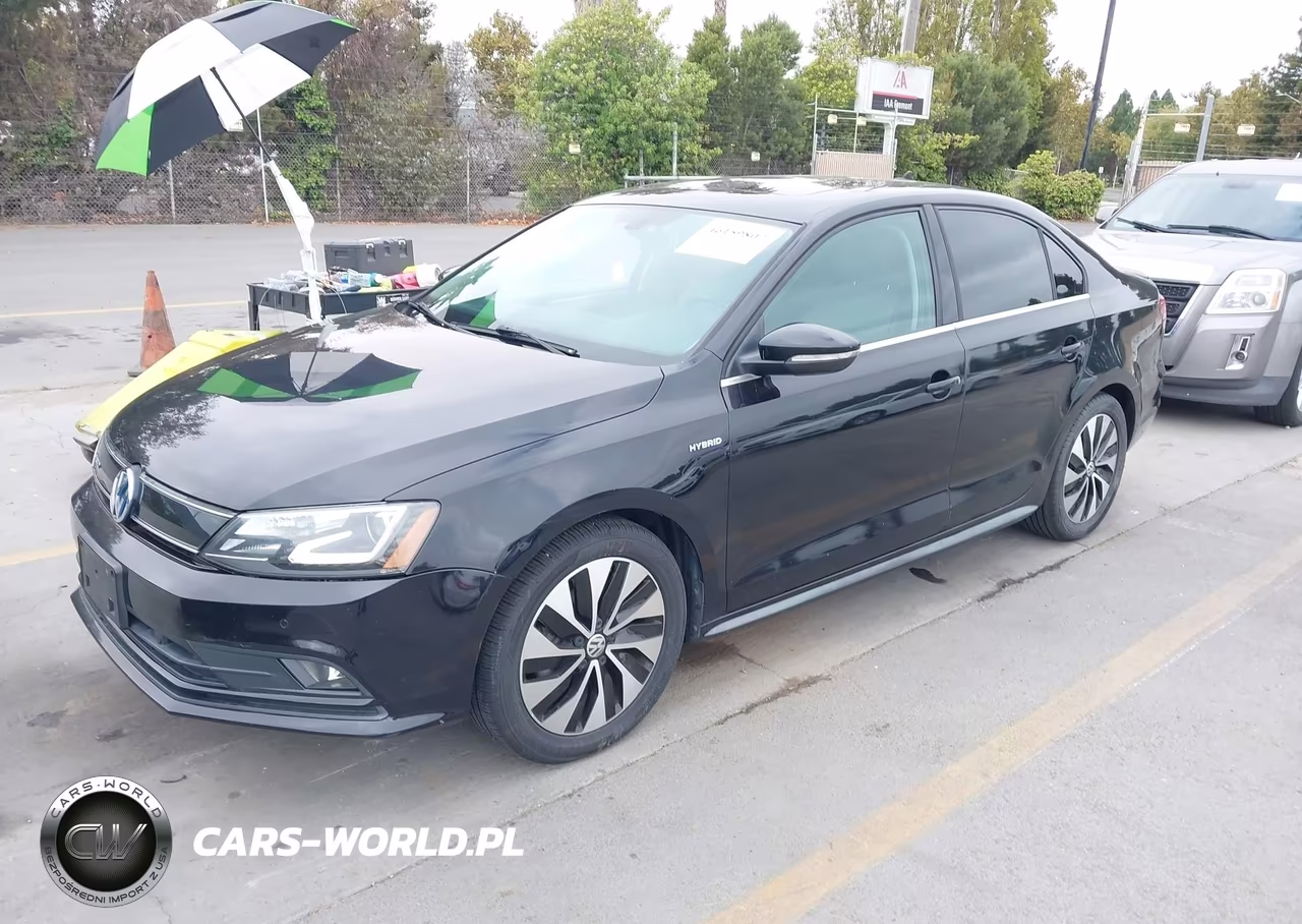 2016 Volkswagen Jetta Hybrid Sel Premium VIN:3VW637AJ1GM227137 - 2