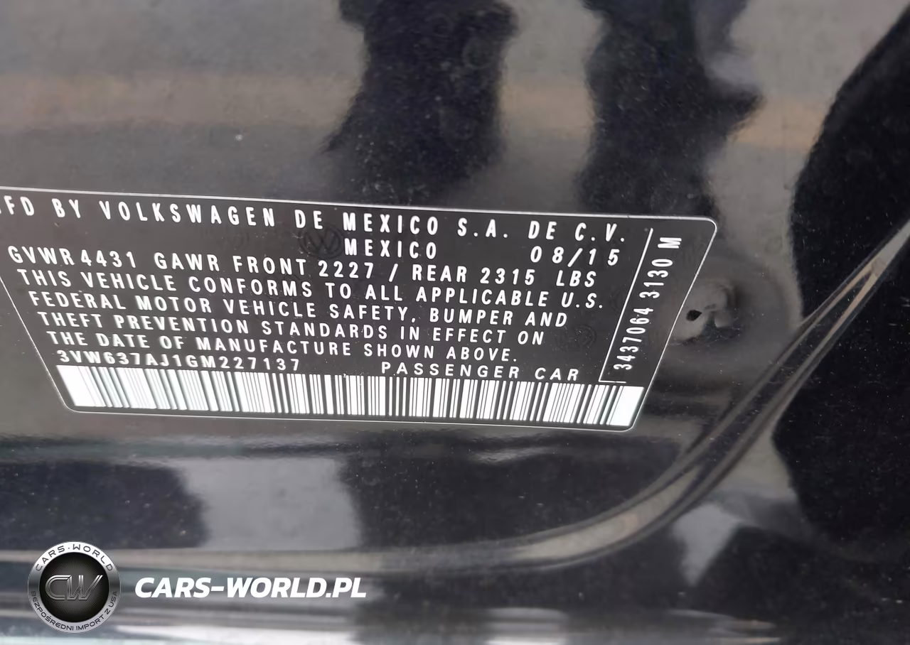 2016 Volkswagen Jetta Hybrid Sel Premium VIN:3VW637AJ1GM227137 - 9