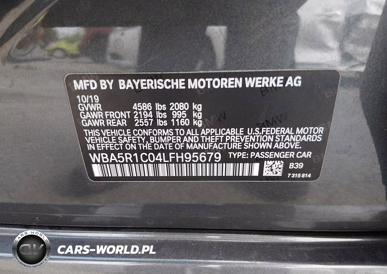 2020 BMW 330I VIN:WBA5R1C04LFH95679 - 9