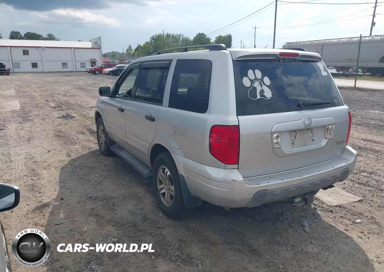 2005 Honda Pilot Ex-L VIN:5FNYF18555B007333 - 3