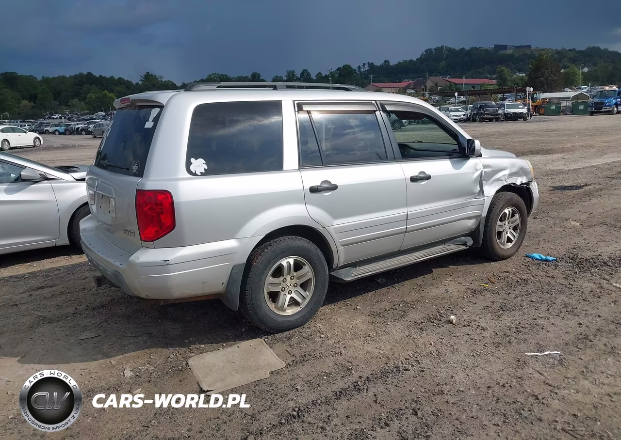 2005 Honda Pilot Ex-L VIN:5FNYF18555B007333 - 4