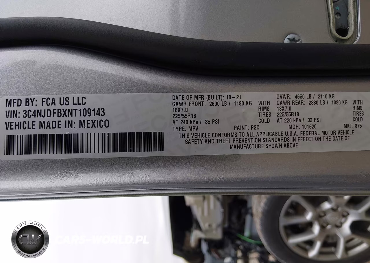 2022 Jeep Compass Latitude Lux 4X4 VIN:3C4NJDFBXNT109143 - 9