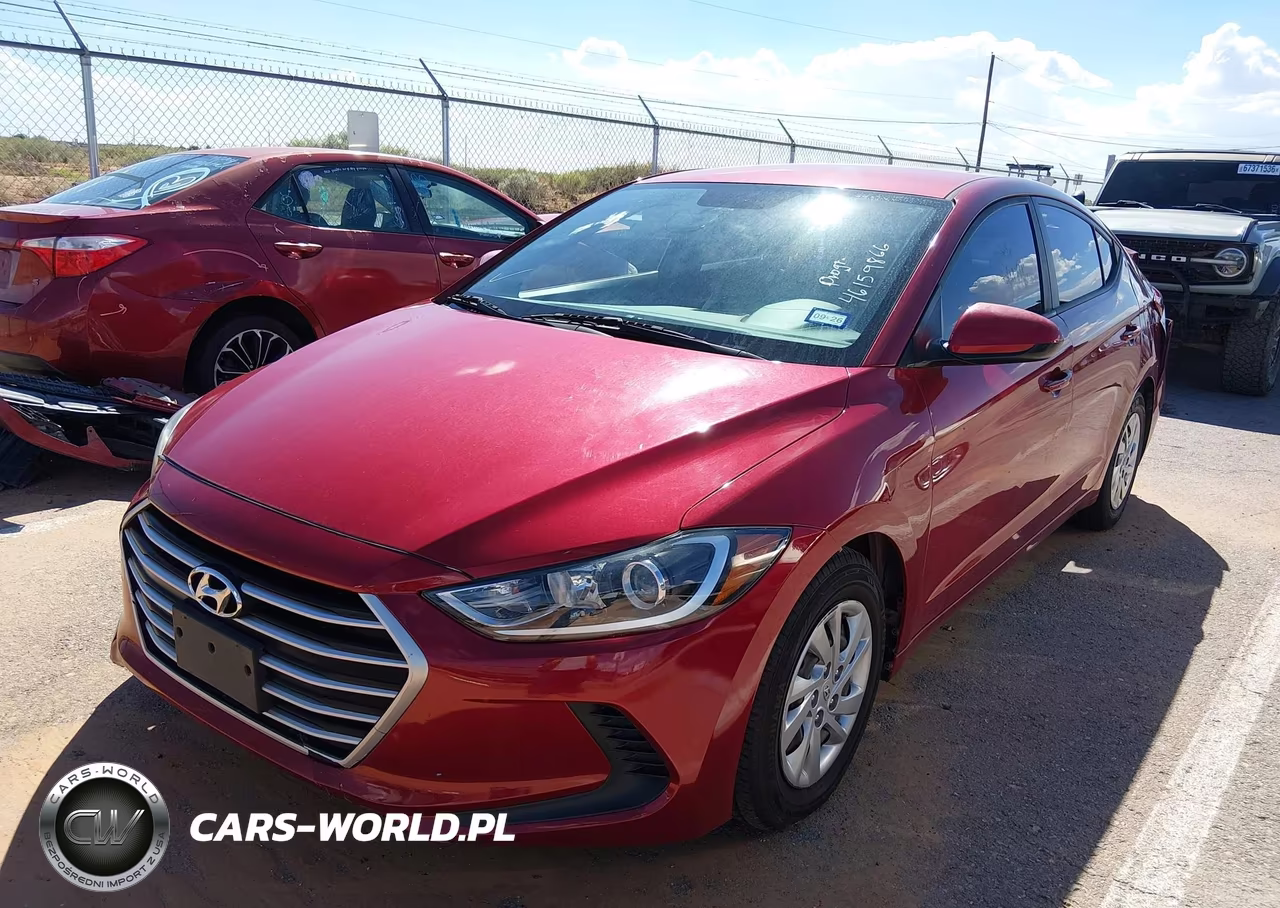 2017 Hyundai Elantra Se VIN:KMHD74LF9HU429092 - 2