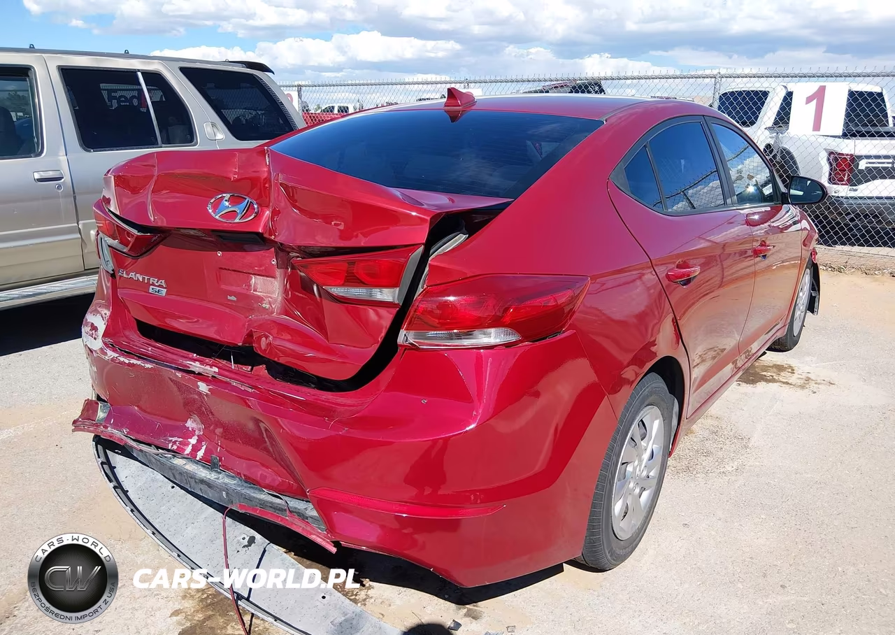 2017 Hyundai Elantra Se VIN:KMHD74LF9HU429092 - 4
