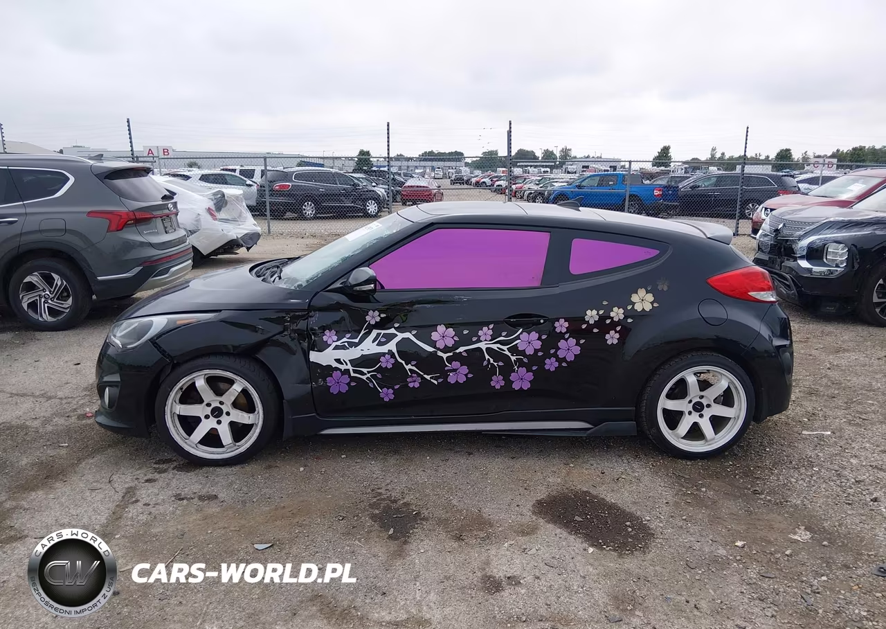 2016 Hyundai Veloster Turbo VIN:KMHTC6AEXGU257926 - 14