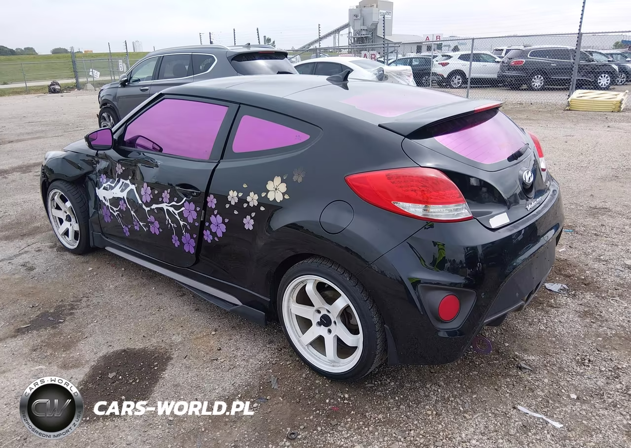 2016 Hyundai Veloster Turbo VIN:KMHTC6AEXGU257926 - 3