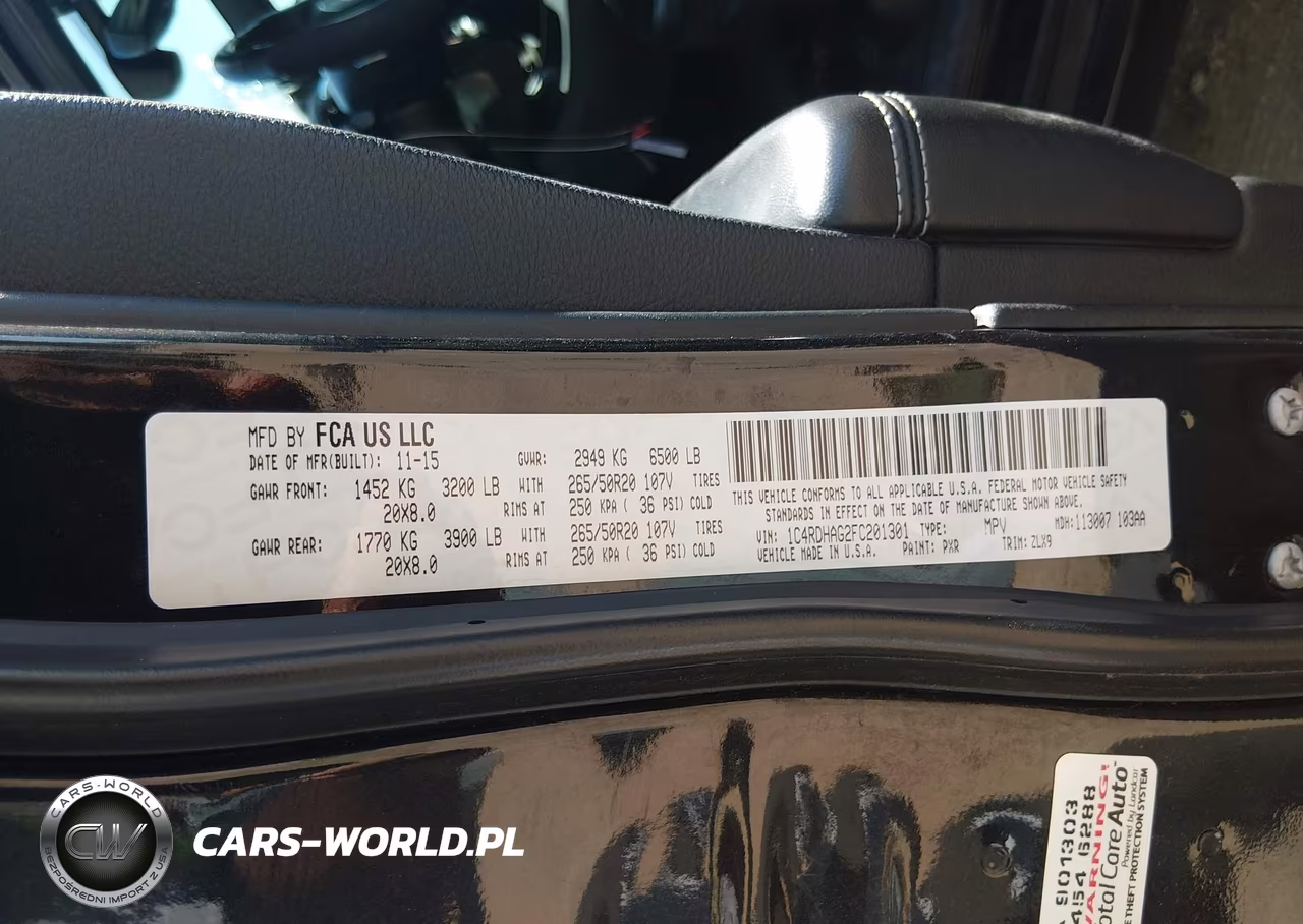 2015 Dodge Durango Sxt VIN:1C4RDHAG2FC201301 - 9