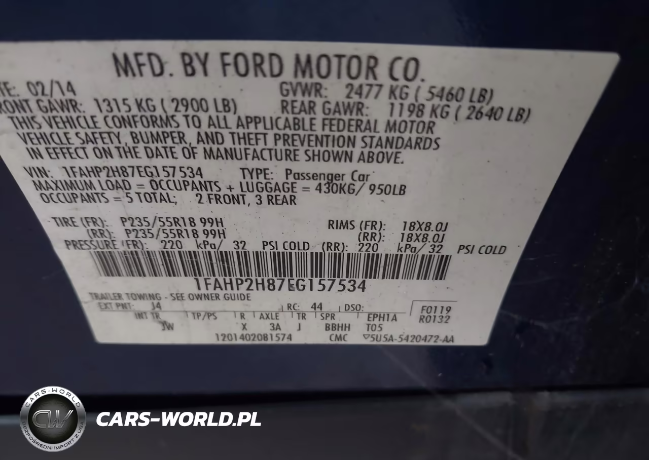 2014 Ford Taurus Sel VIN:1FAHP2H87EG157534 - 9