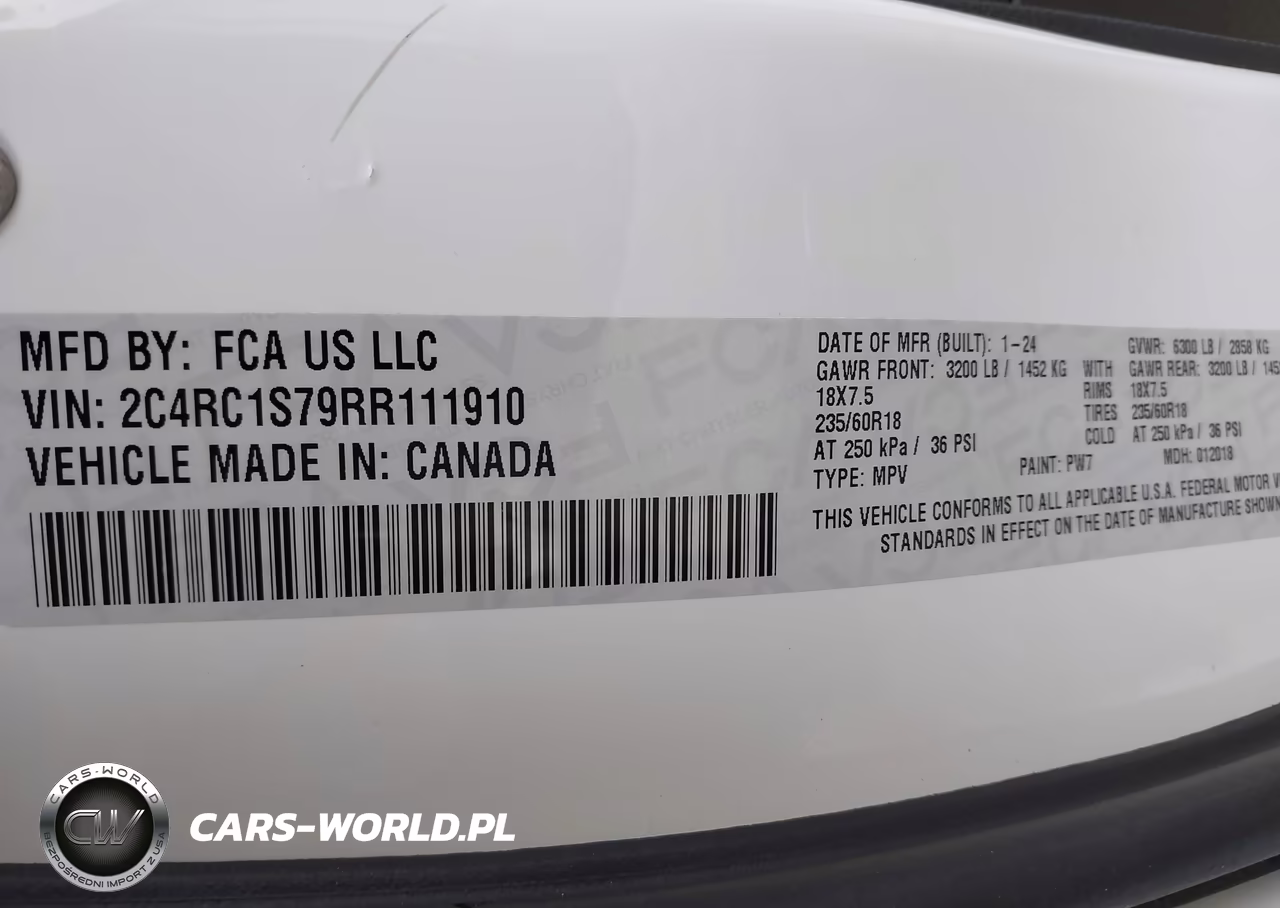 2024 Chrysler Pacifica Hybrid S Appearance Pkg VIN:2C4RC1S79RR111910 - 9