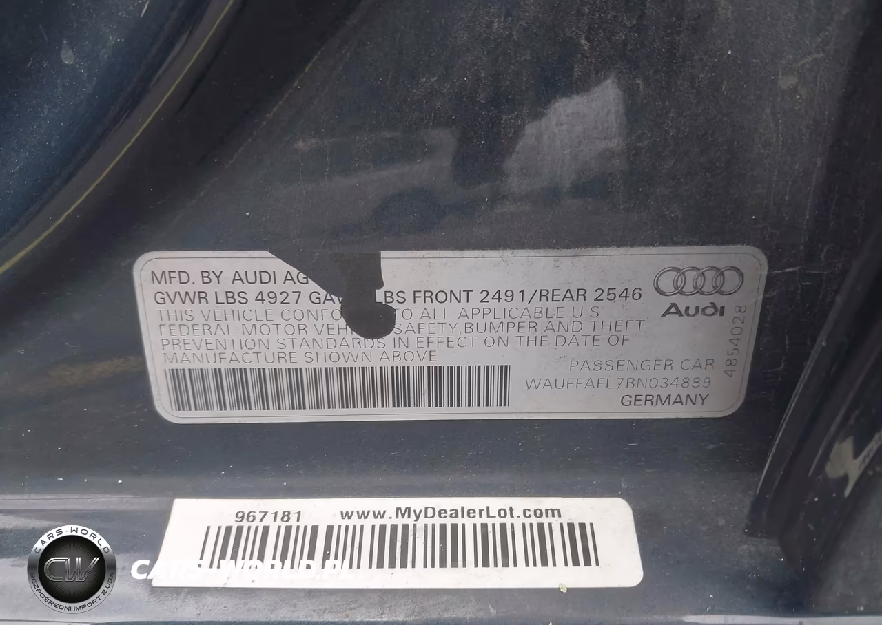 2011 Audi A4 2.0T Premium VIN:WAUFFAFL7BN034889 - 9