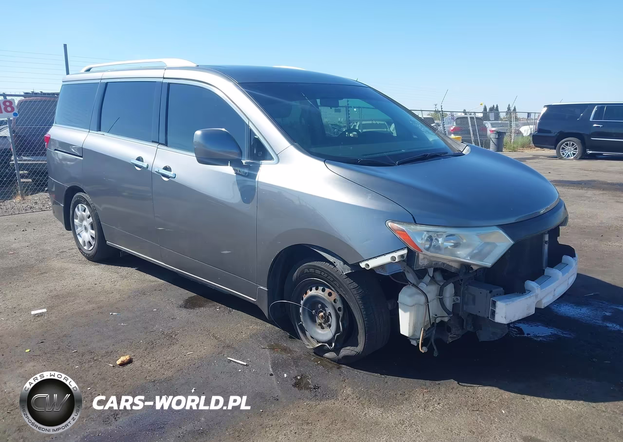 2014 Nissan Quest S VIN:JN8AE2KP7E9102723 - 1