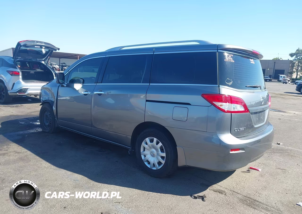 2014 Nissan Quest S VIN:JN8AE2KP7E9102723 - 3