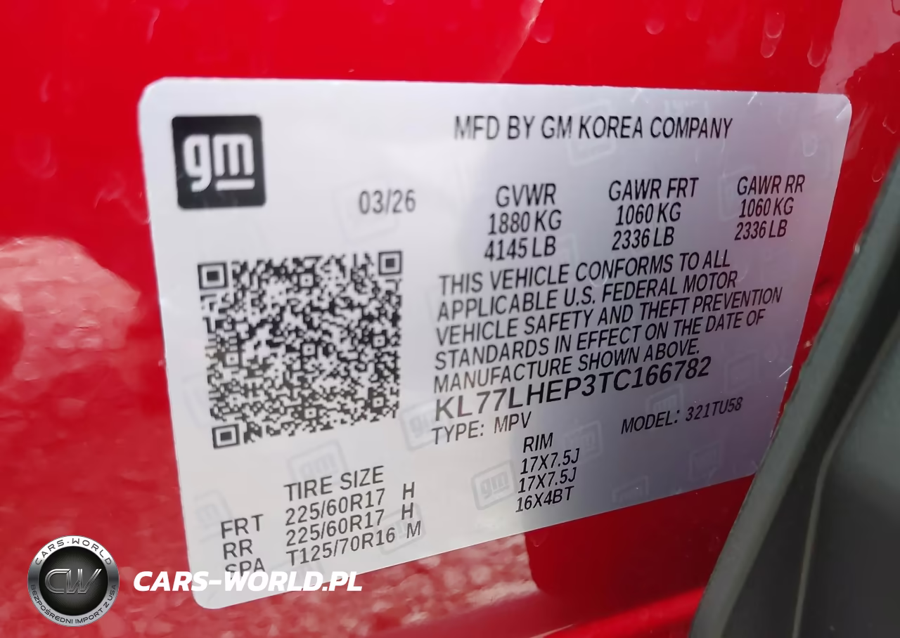 2026 Chevrolet Trax Fwd Lt VIN:KL77LHEP3TC166782 - 9