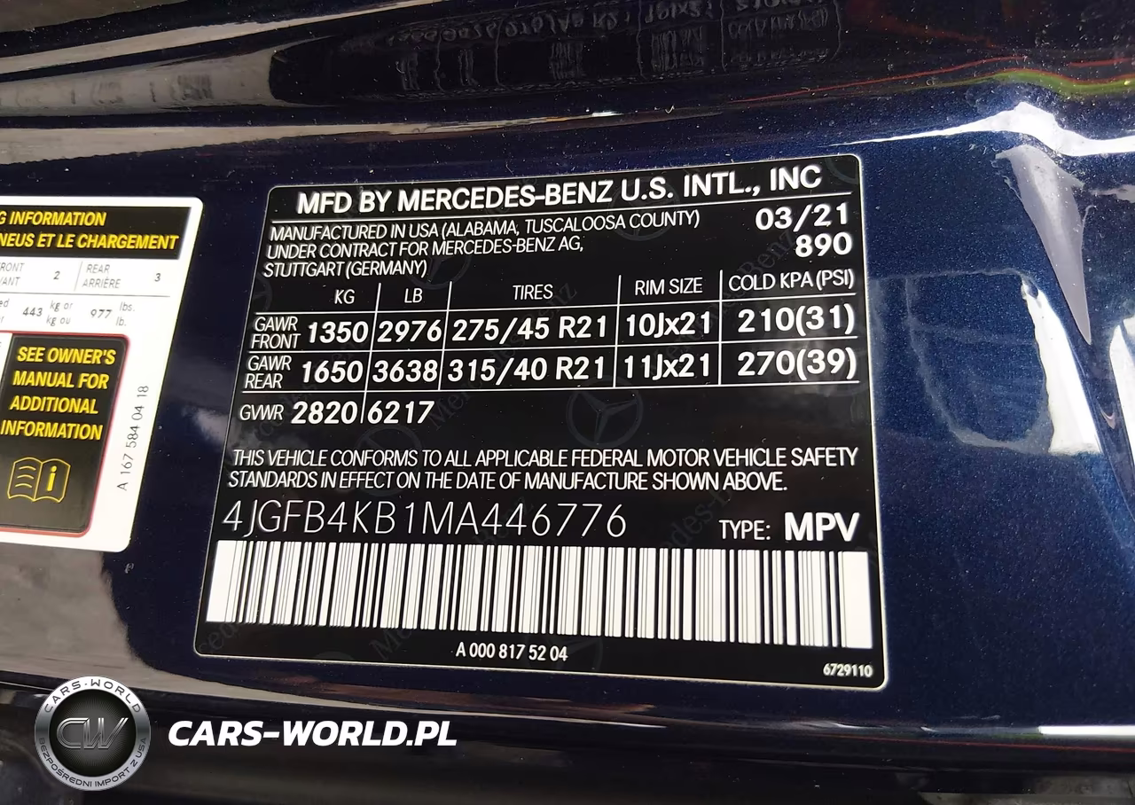 2021 Mercedes-Benz Gle Gle 350 VIN:4JGFB4KB1MA446776 - 9