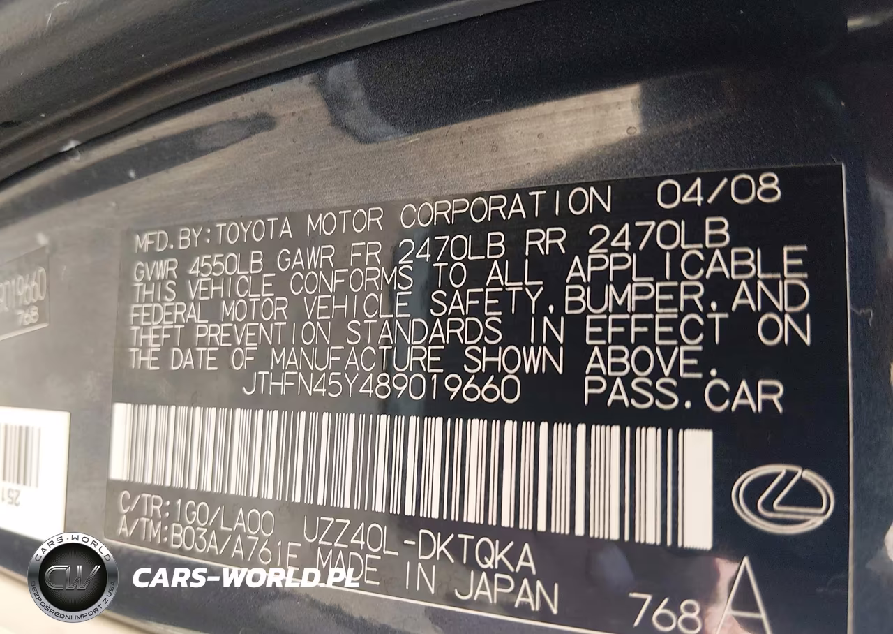 2008 Lexus Sc 430 VIN:JTHFN45Y489019660 - 9