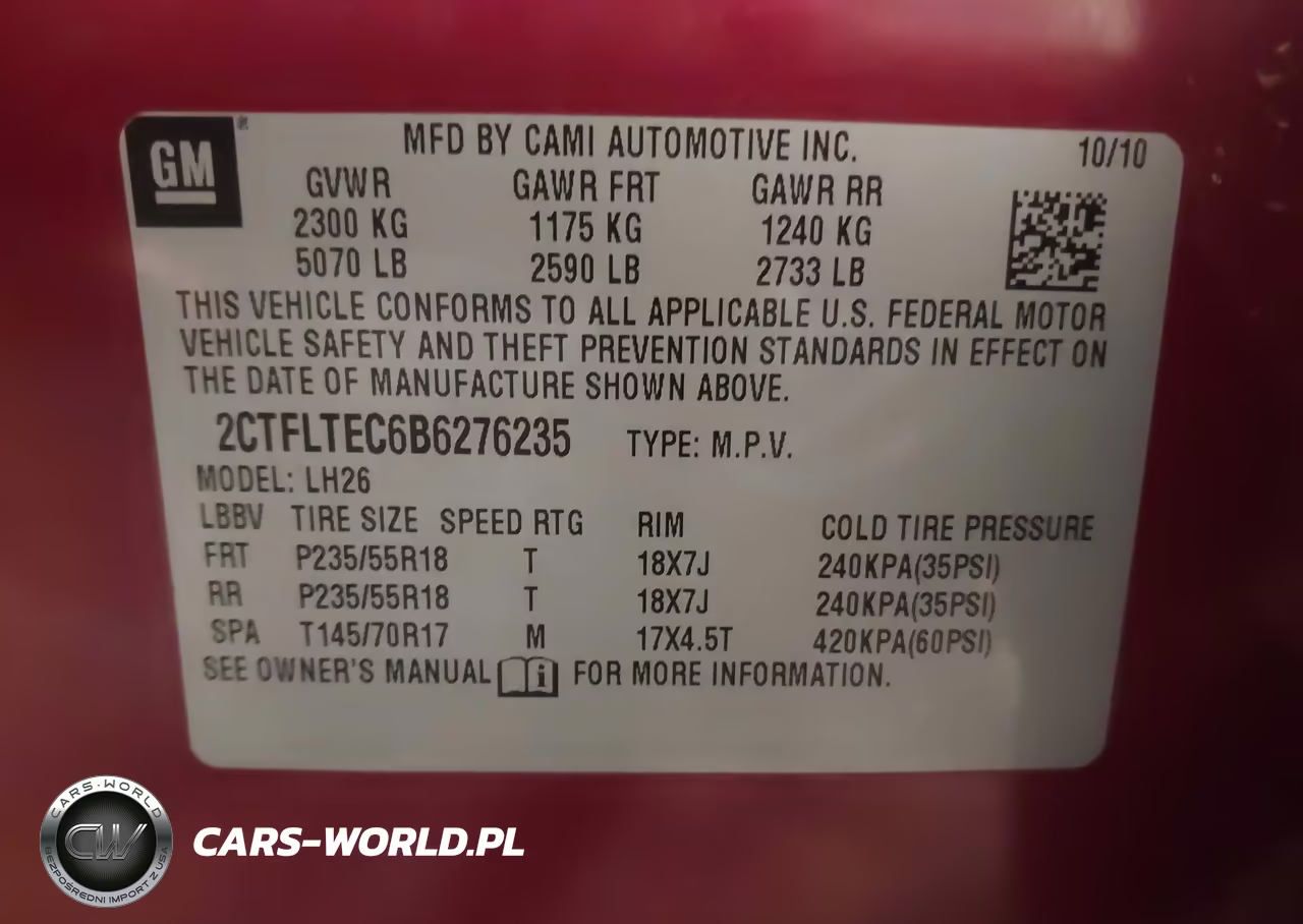 2011 GMC Terrain Sle-2 VIN:2CTFLTEC6B6276235 - 9