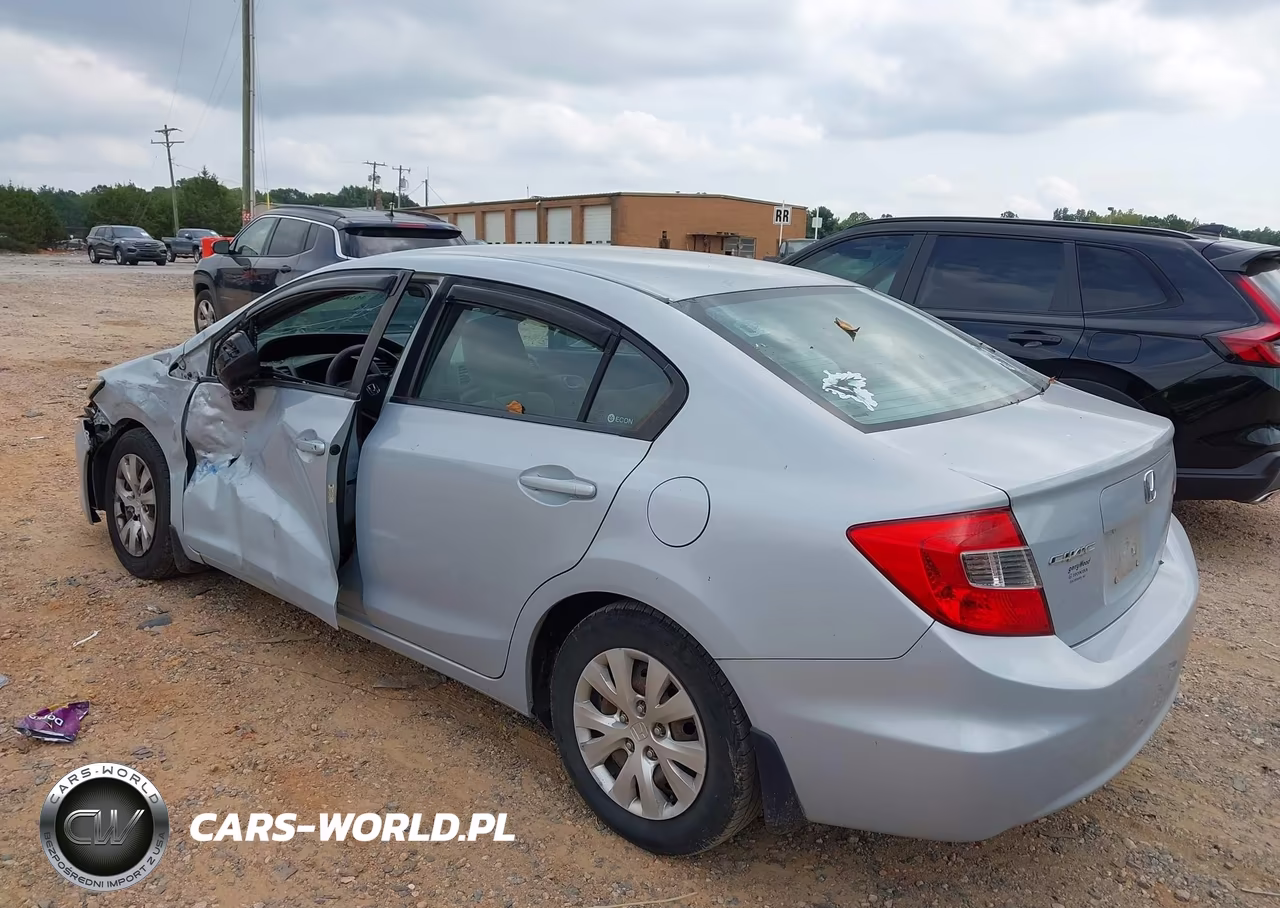 2012 Honda Civic Lx VIN:2HGFB2F5XCH571791 - 3