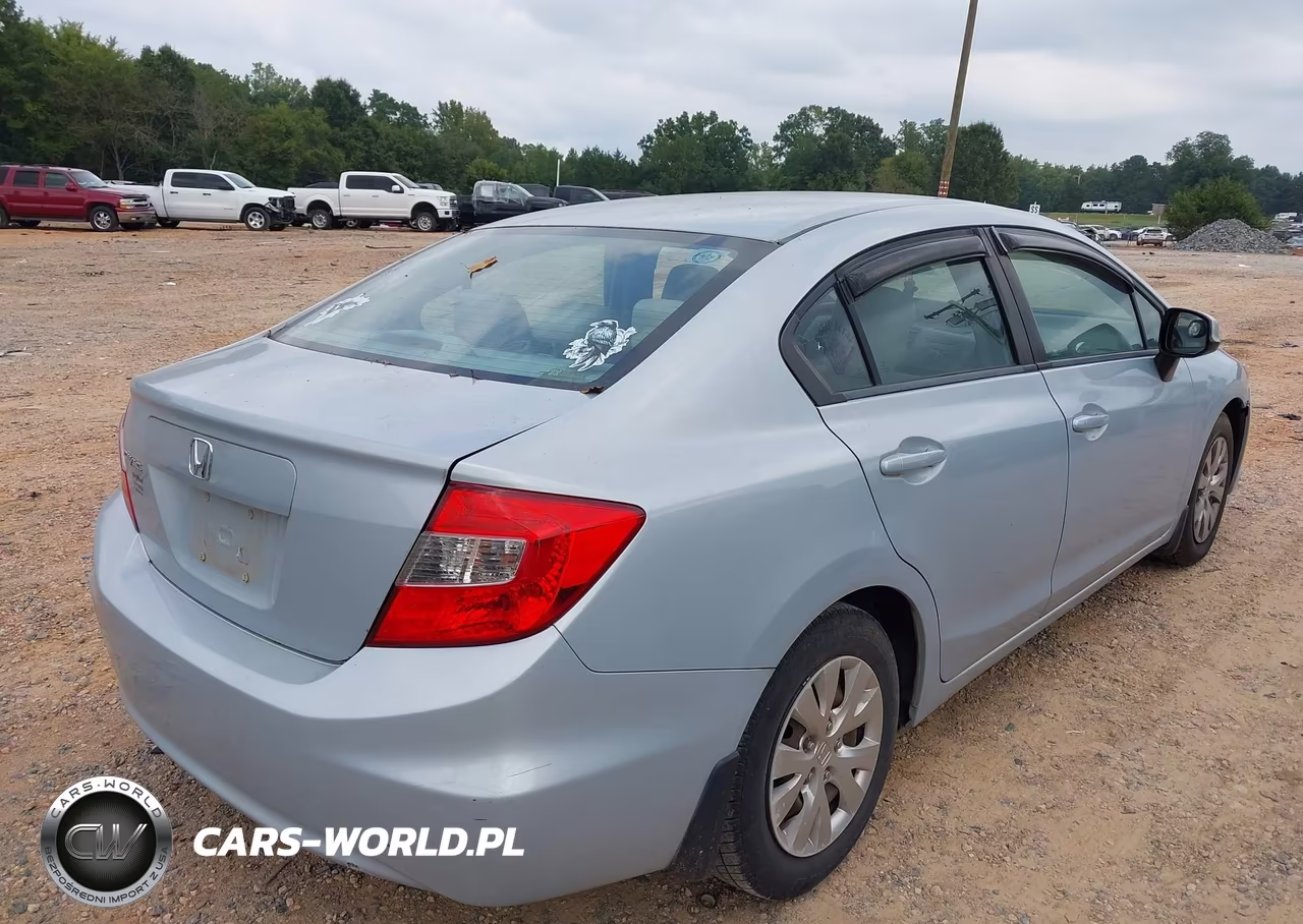 2012 Honda Civic Lx VIN:2HGFB2F5XCH571791 - 4