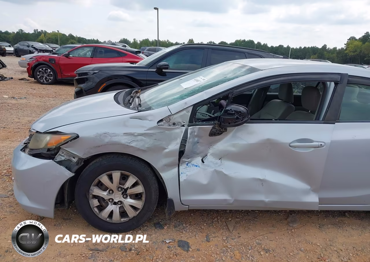 2012 Honda Civic Lx VIN:2HGFB2F5XCH571791 - 6