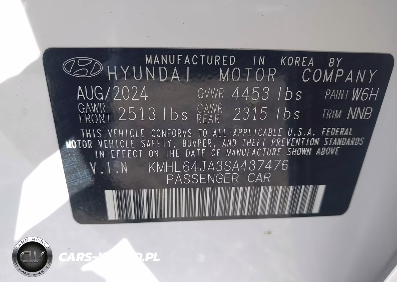 2025 Hyundai Sonata Sel VIN:KMHL64JA3SA437476 - 9