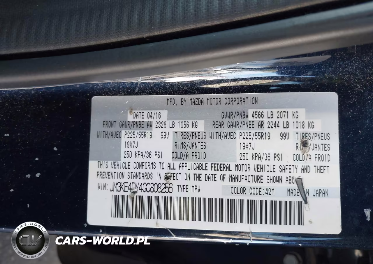 2016 Mazda Cx-5 Grand Touring VIN:JM3KE4DY4G0808256 - 9