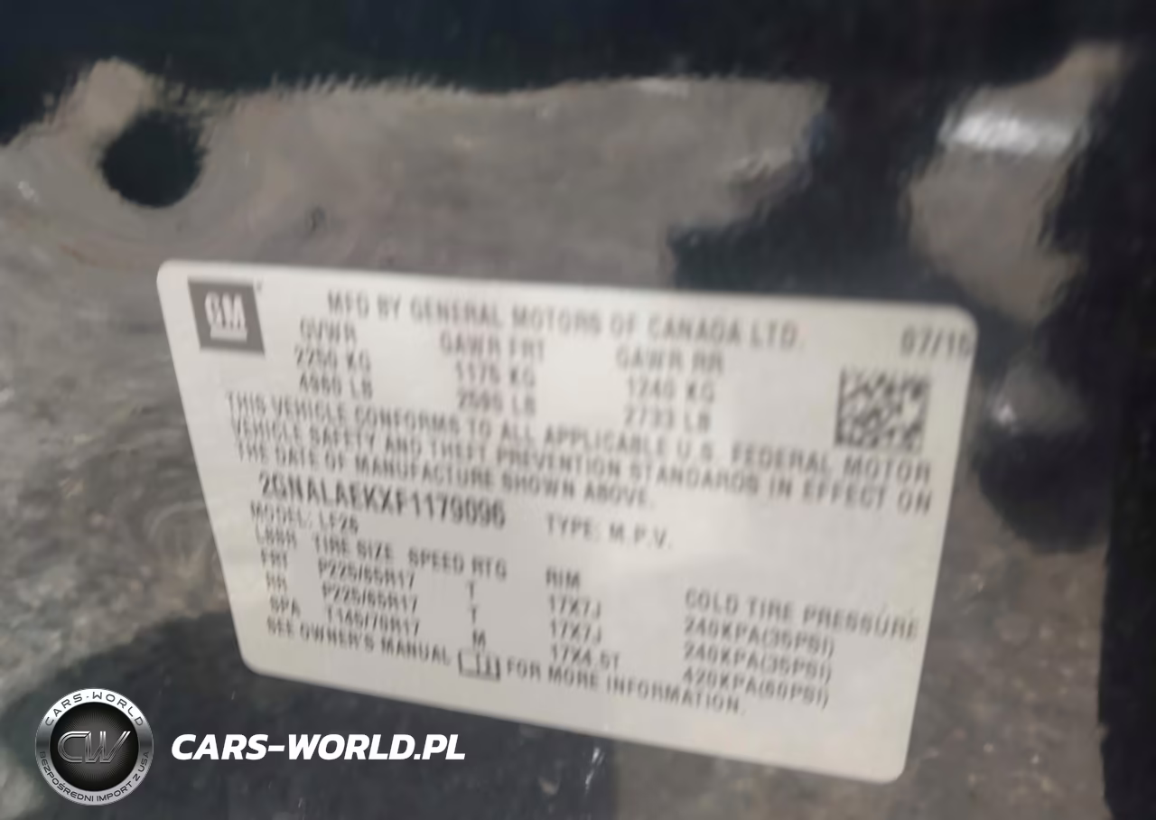 2015 Chevrolet Equinox Ls VIN:2GNALAEKXF1179096 - 9