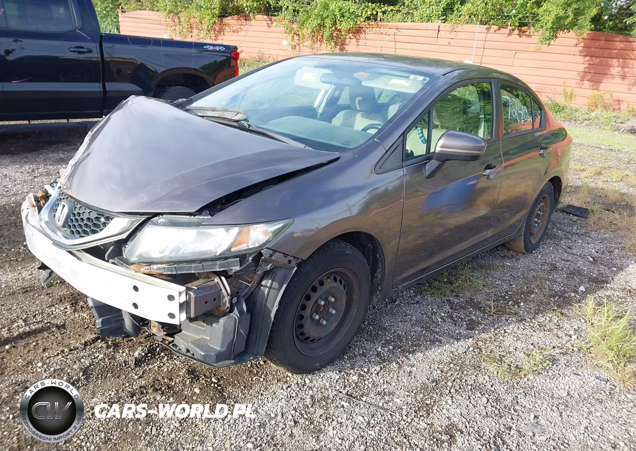 2014 Honda Civic Lx VIN:2HGFB2F51EH507240 - 2