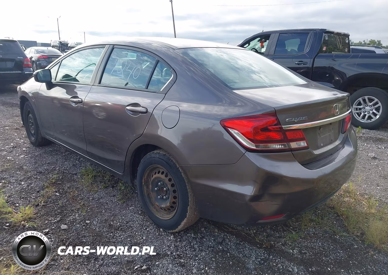 2014 Honda Civic Lx VIN:2HGFB2F51EH507240 - 3